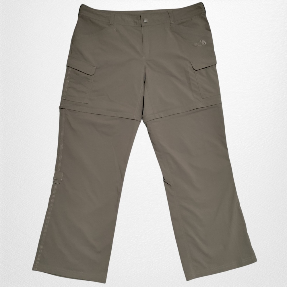 The North Face Convertible Cargo Pants Womens 16‎ (38x29) Nylon Hiking Outdoor